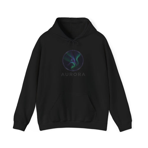 Aurora Circle Graphic Hoodie — Northern Lights Pullover Sweatshirt